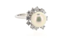 Anello Damiani Donna Le Mimose Perla in Oro bianco Perla 20061318 - 20061318